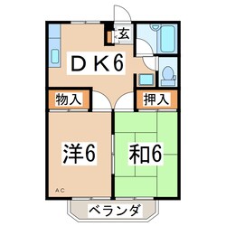 郡山駅 バス15分  八山田下車：停歩11分 1階の物件間取画像